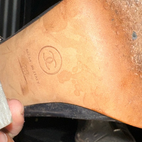 Vintage Translucent Chanel Heels - Picture 12 of 16